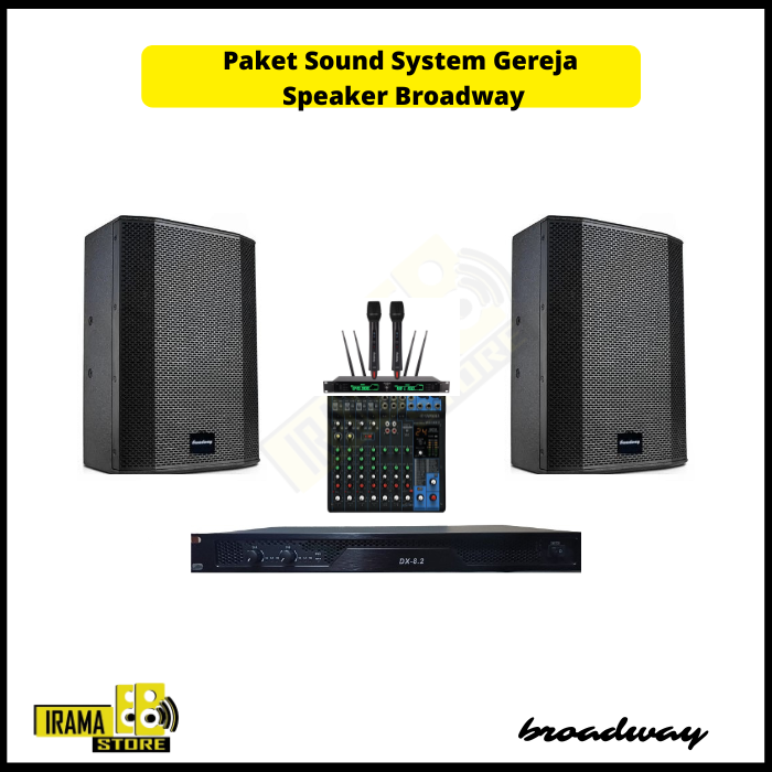 Paket Sound System Gereja Speaker Broadway - 2 Speaker